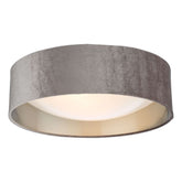 Nysa 2 Light Flush Velvet Mink 40cm